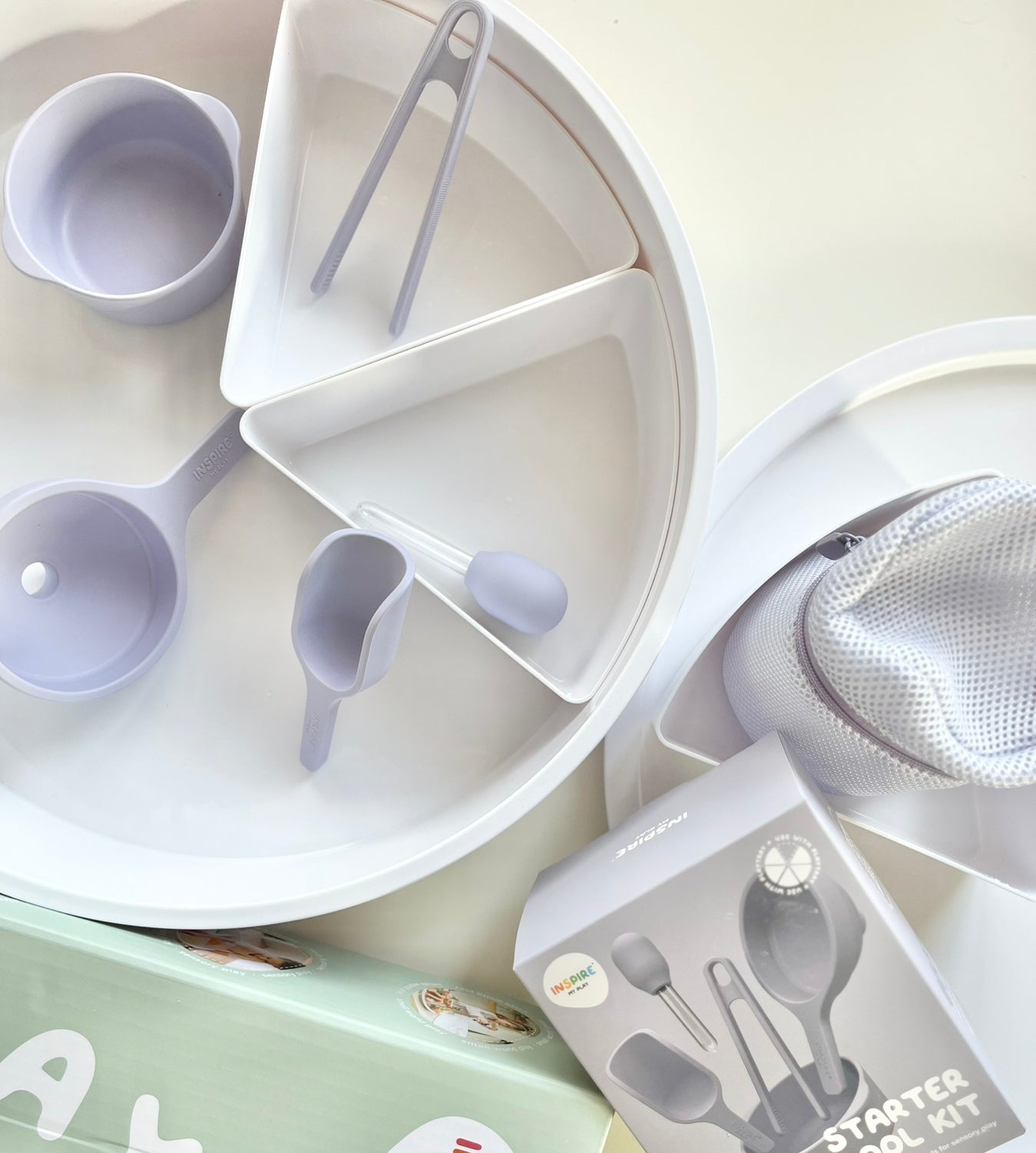 ПАКЕТ Кутија за сензорна игра + Почетен сет | PlayTRAY™+ Starter Bundle